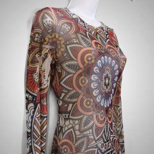 Paisley Screen-Print Shirt